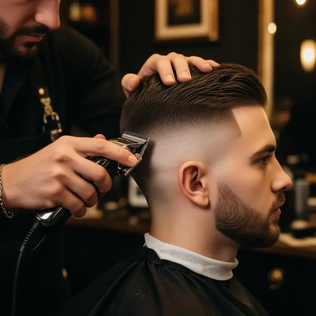 Professional fade cut - barbershop website design in London case study by Website Design In London