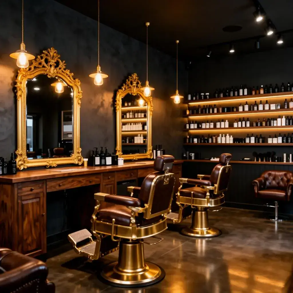 The Fade House interior - barbershop website design in London by Website Design In London