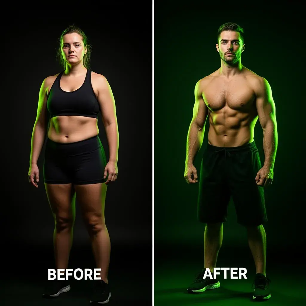 Client transformation results - fitness coach website design in London by Website Design In London