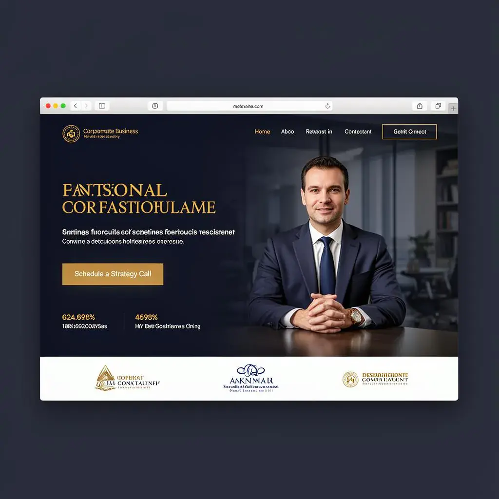 Business Consultant - website design in London portfolio by Website Design In London
