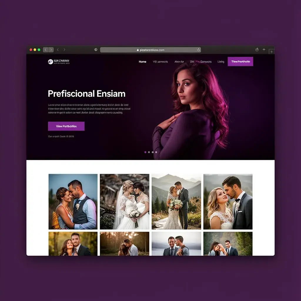 Photography Agency - website design in London portfolio by Website Design In London